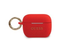 Funda de silicona con purpurina Guess para AirPods Pro - Roja Funda de silicona con purpurina Guess para AirPods Pro - Roja