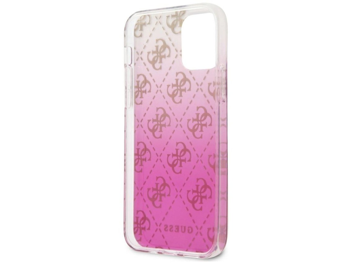 Guess GUHCP12SPCU4GGPI iPhone 12 mini 5.4" pink/pink hardcase 4G Gradient