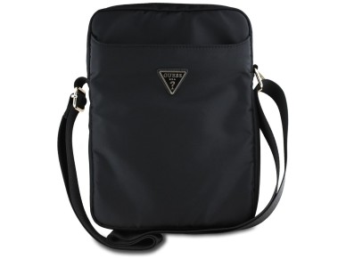 Guess Bag GUTB10NTMLBK 10" black/black Nylon Triangle Logo Guess Bag GUTB10NTMLBK 10" black/black Nylon Triangle Logo