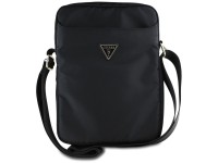 Bolso Guess GUTB10NTMLBK de 25 cm (10"), negro/negro, nailon, logo triangular Bolso Guess GUTB10NTMLBK de 25 cm (10"), negro/negro, nailon, logo triangular