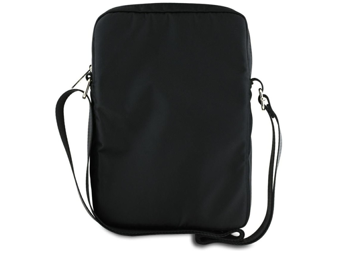 Bolso Guess GUTB10NTMLBK de 25 cm (10"), negro/negro, nailon, logo triangular