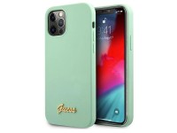 Guess Metal Logo Script Case for iPhone 12 Pro Max 6.7" - Green Guess Metal Logo Script Case for iPhone 12 Pro Max 6.7" - Green