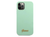 Guess Metal Logo Script Case for iPhone 12 Pro Max 6.7" - Green Guess Metal Logo Script Case for iPhone 12 Pro Max 6.7" - Green