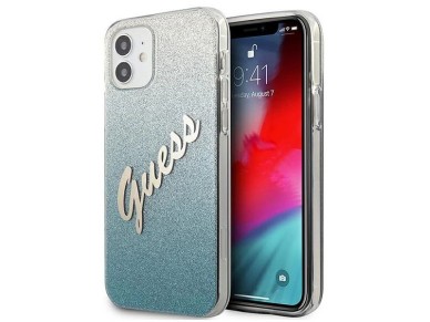Guess GUHCP12SPCUGLSBL iPhone 12 mini 5.4" blue/blue hardcase Glitter Gradient Script Guess GUHCP12SPCUGLSBL iPhone 12 mini 5.4" blue/blue hardcase Glitter Gradient Script