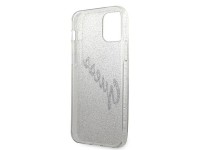 Capa rígida dourada/dourada Guess GUHCP12LPCUGLSGO para iPhone 12 Pro Max 6.7" com glitter e inscriç Capa rígida dourada/dourada Guess GUHCP12LPCUGLSGO para iPhone 12 Pro Max 6.7" com glitter e inscriç