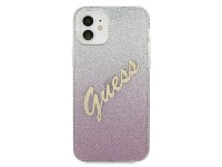 Guess GUHCP12SPCUGLSPI iPhone 12 mini 5.4" pink/pink hardcase Glitter Gradient Script Guess GUHCP12SPCUGLSPI iPhone 12 mini 5.4" pink/pink hardcase Glitter Gradient Script