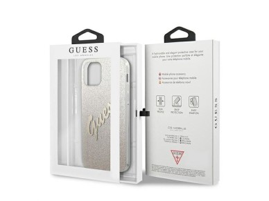 Guess GUHCP12SPCUGLSGO iPhone 12 mini 5.4" gold/gold hardcase Glitter Gradient Script Guess GUHCP12SPCUGLSGO iPhone 12 mini 5.4" gold/gold hardcase Glitter Gradient Script