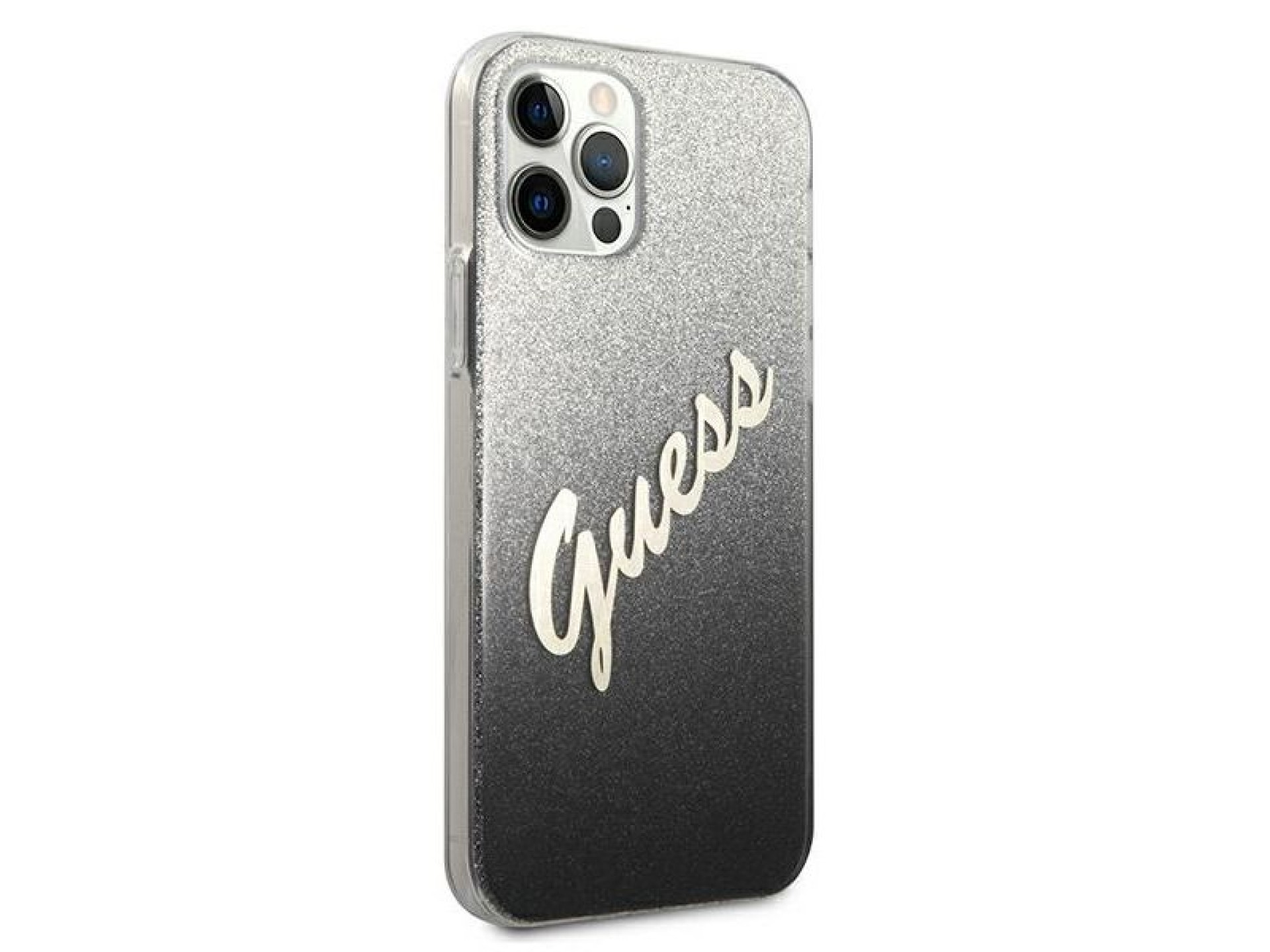 Funda rígida Guess GUHCP12MPCUGLSBK para iPhone 12/12 Pro de 6,1
