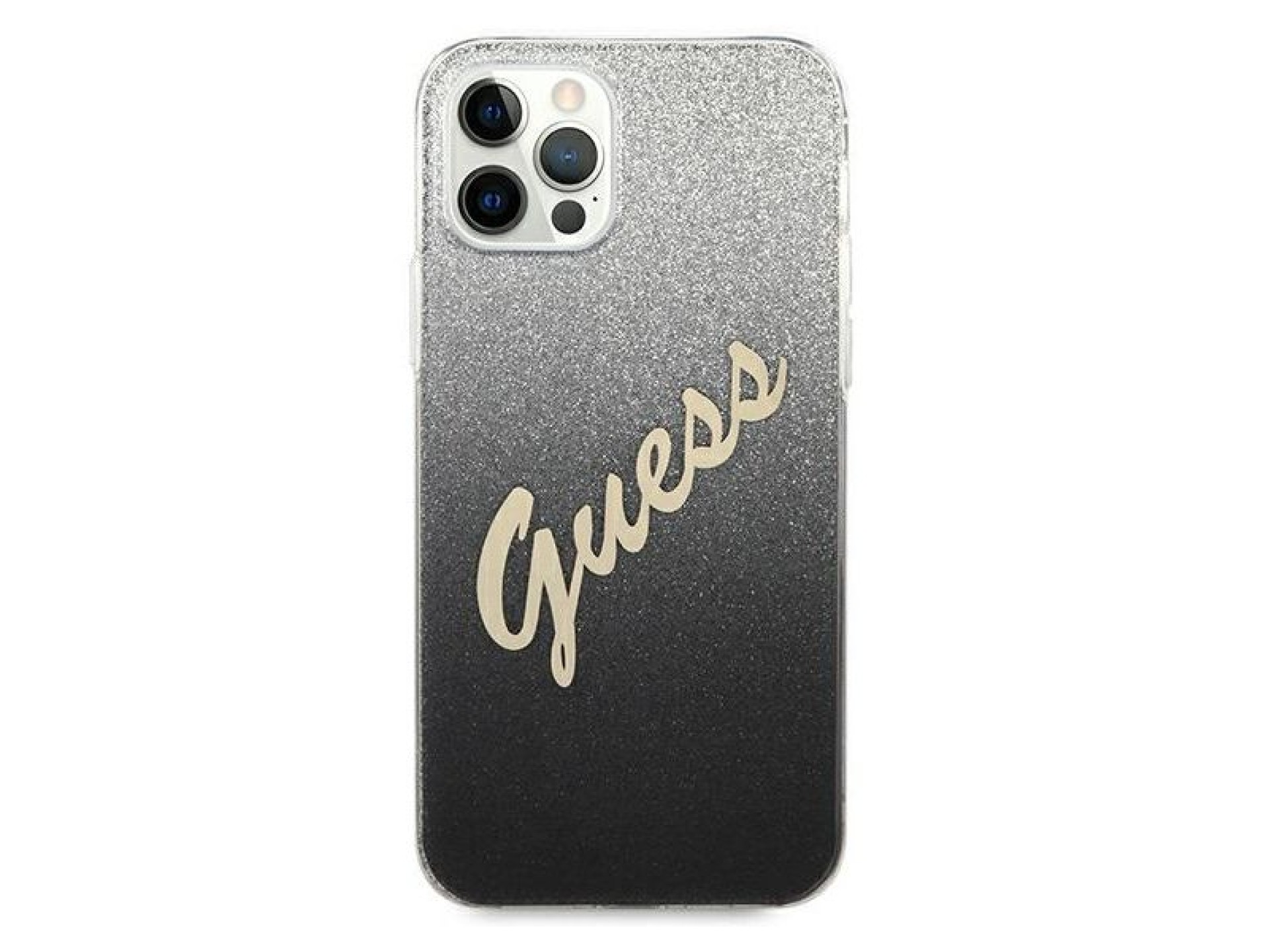 Funda rígida Guess GUHCP12LPCUGLSBK para iPhone 12 Pro Max de 6,7