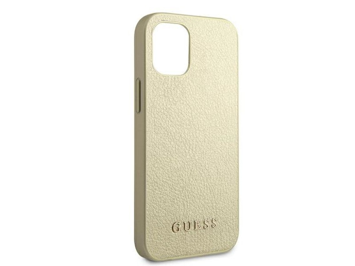 Guess GUHCP12SIGLGO iPhone 12 mini 5.4" gold/gold hardcase Iridescent