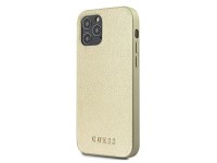 Capa rígida dourada/dourada iridescente Guess GUHCP12LIGLGO para iPhone 12 Pro Max 6.7" Capa rígida dourada/dourada iridescente Guess GUHCP12LIGLGO para iPhone 12 Pro Max 6.7"
