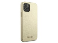 Capa rígida dourada/dourada iridescente Guess GUHCP12LIGLGO para iPhone 12 Pro Max 6.7" Capa rígida dourada/dourada iridescente Guess GUHCP12LIGLGO para iPhone 12 Pro Max 6.7"