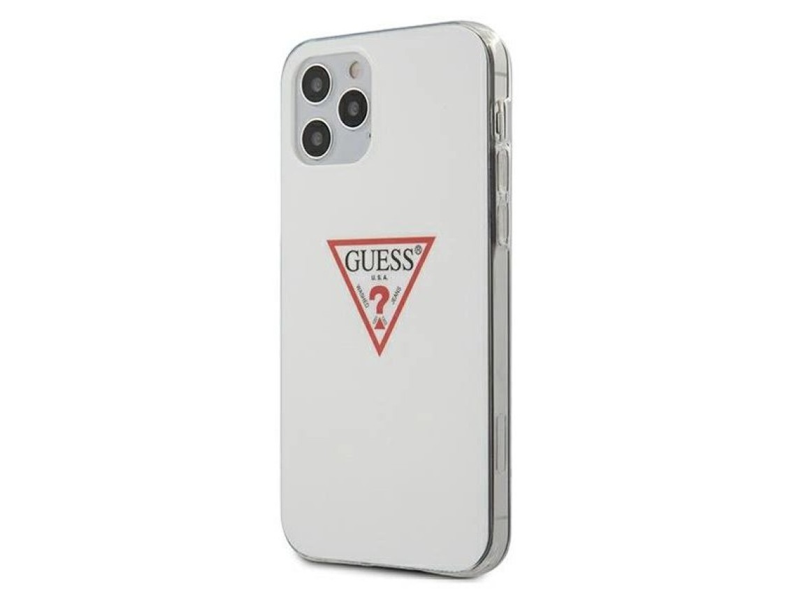 Guess GUHCP12MPCUCTLWH iPhone 12/12 Pro 6.1" white/white hardcase Triangle Collection