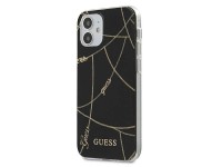 Guess GUHCP12SPCUCHBK iPhone 12 mini 5.4" black/black hardcase Gold Chain Collection Guess GUHCP12SPCUCHBK iPhone 12 mini 5.4" black/black hardcase Gold Chain Collection