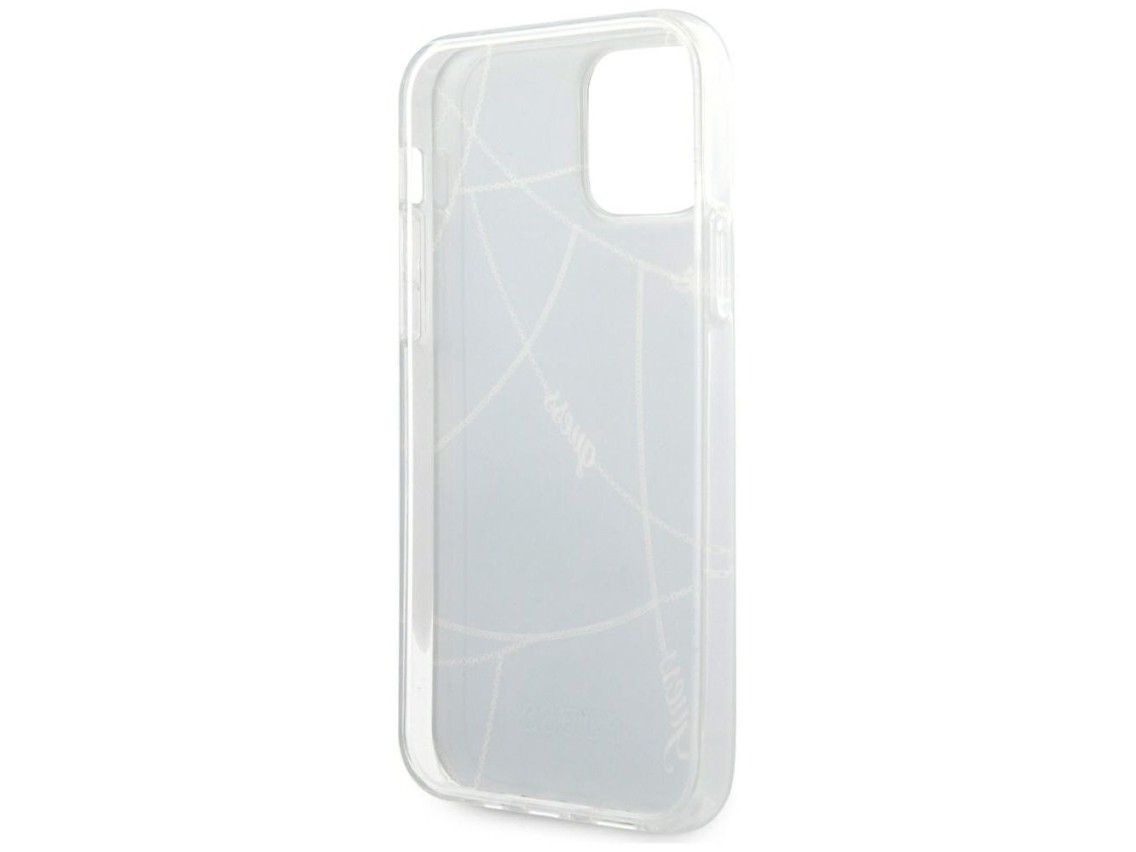 Guess GUHCP12SPCUCHBK iPhone 12 mini 5.4" black/black hardcase Gold Chain Collection