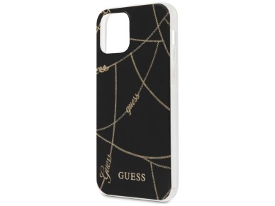 Guess GUHCP12SPCUCHBK iPhone 12 mini 5.4" black/black hardcase Gold Chain Collection Guess GUHCP12SPCUCHBK iPhone 12 mini 5.4" black/black hardcase Gold Chain Collection