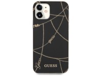 Guess GUHCP12SPCUCHBK iPhone 12 mini 5.4" black/black hardcase Gold Chain Collection Guess GUHCP12SPCUCHBK iPhone 12 mini 5.4" black/black hardcase Gold Chain Collection