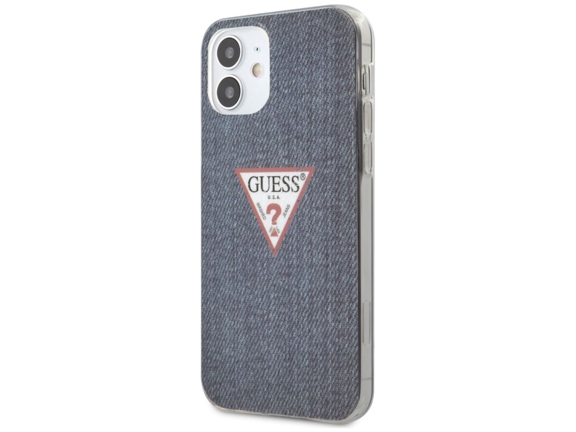 Guess GUHCP12SPCUJULDB iPhone 12 mini 5.4" navy/dark blue hardcase Jeans Collection