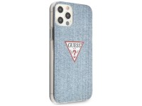 Guess GUHCP12LPCUJULLB iPhone 12 Pro Max 6.7" blue/light blue hardcase Jeans Collection Guess GUHCP12LPCUJULLB iPhone 12 Pro Max 6.7" blue/light blue hardcase Jeans Collection