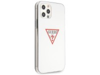 Guess GUHCP12MPCUCTLWH iPhone 12/12 Pro 6.1" white/white hardcase Triangle Collection Guess GUHCP12MPCUCTLWH iPhone 12/12 Pro 6.1" white/white hardcase Triangle Collection