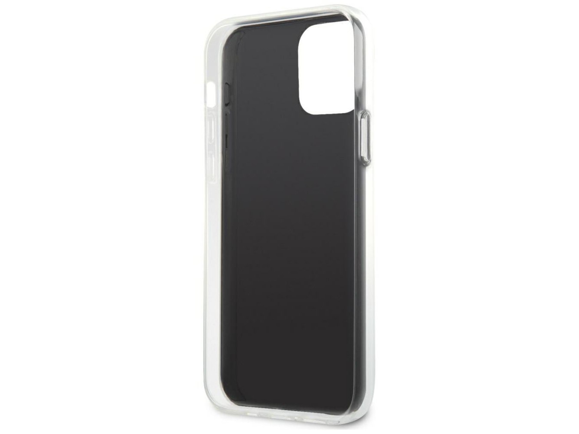 Capa rígida preta/preta Guess GUHCP12MPCUCTLBK para iPhone 12/12 Pro 6.1
