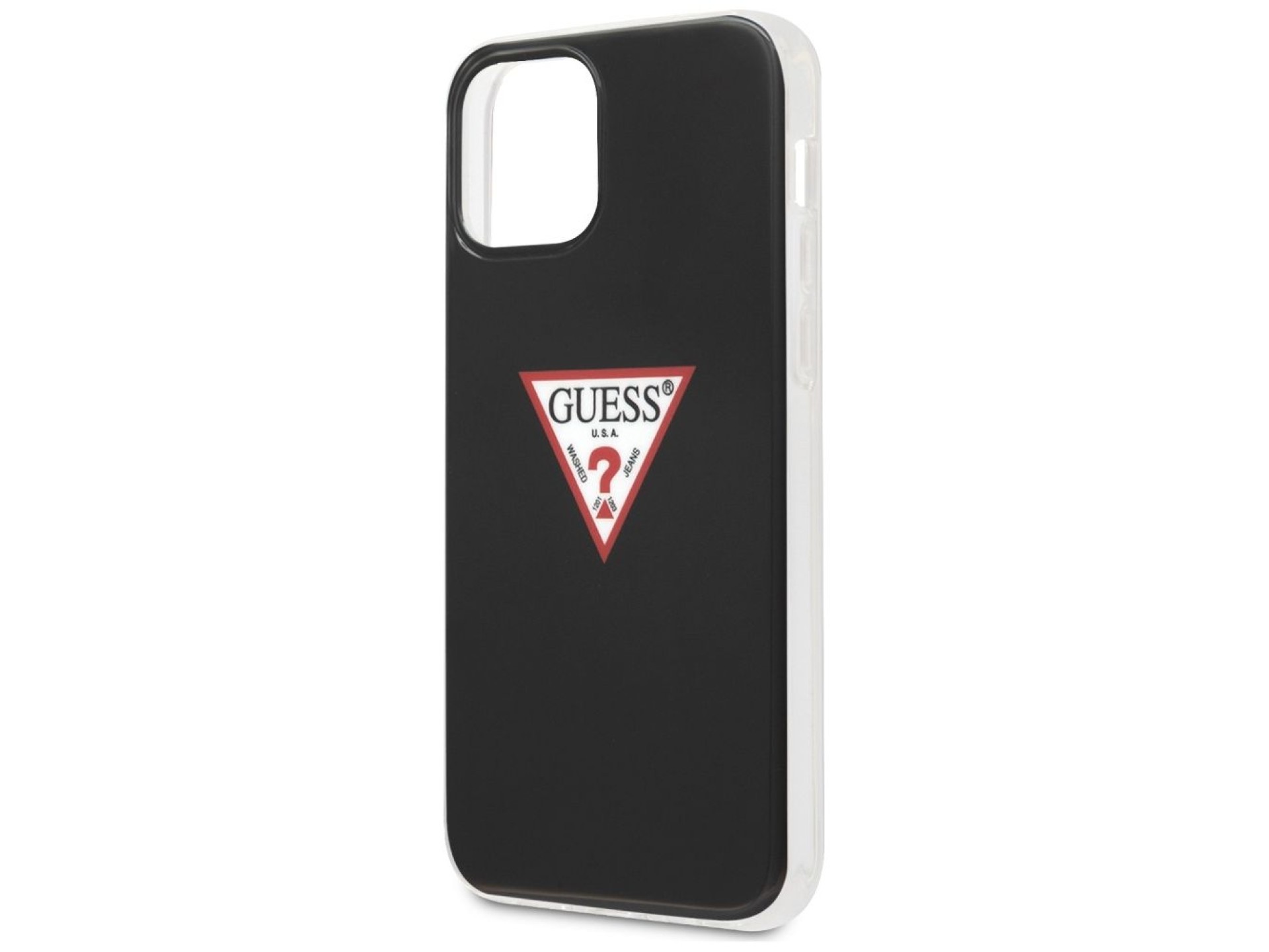 Capa rígida preta/preta Guess GUHCP12LPCUCTLBK para iPhone 12 Pro Max 6.7