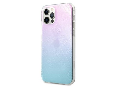 Guess 4G 3D Pattern Collection Case for iPhone 12 Pro Max - Blue and Pink Guess 4G 3D Pattern Collection Case for iPhone 12 Pro Max - Blue and Pink
