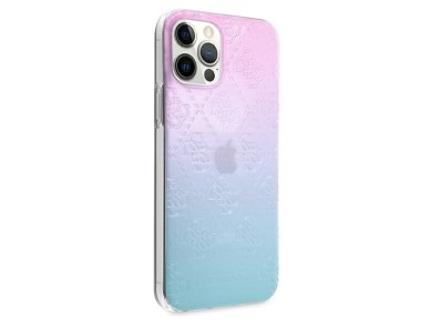 Guess 4G 3D Pattern Collection Case for iPhone 12 Pro Max - Blue and Pink Guess 4G 3D Pattern Collection Case for iPhone 12 Pro Max - Blue and Pink