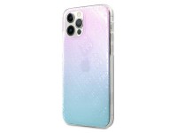 Funda Guess 4G con estampado 3D para iPhone 12 Pro Max - Azul y rosa Funda Guess 4G con estampado 3D para iPhone 12 Pro Max - Azul y rosa