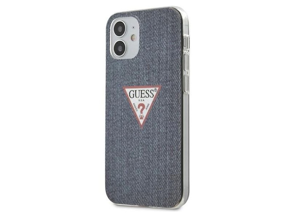 Guess GUHCP12SPCUJULDB iPhone 12 mini 5.4" navy/dark blue hardcase Jeans Collection