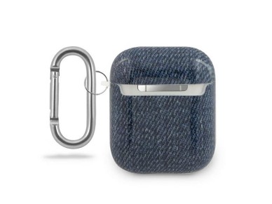 Capa para AirPods Guess GUACA2TPUJULDB, azul marinho/azul escuro, cole��o Jeans