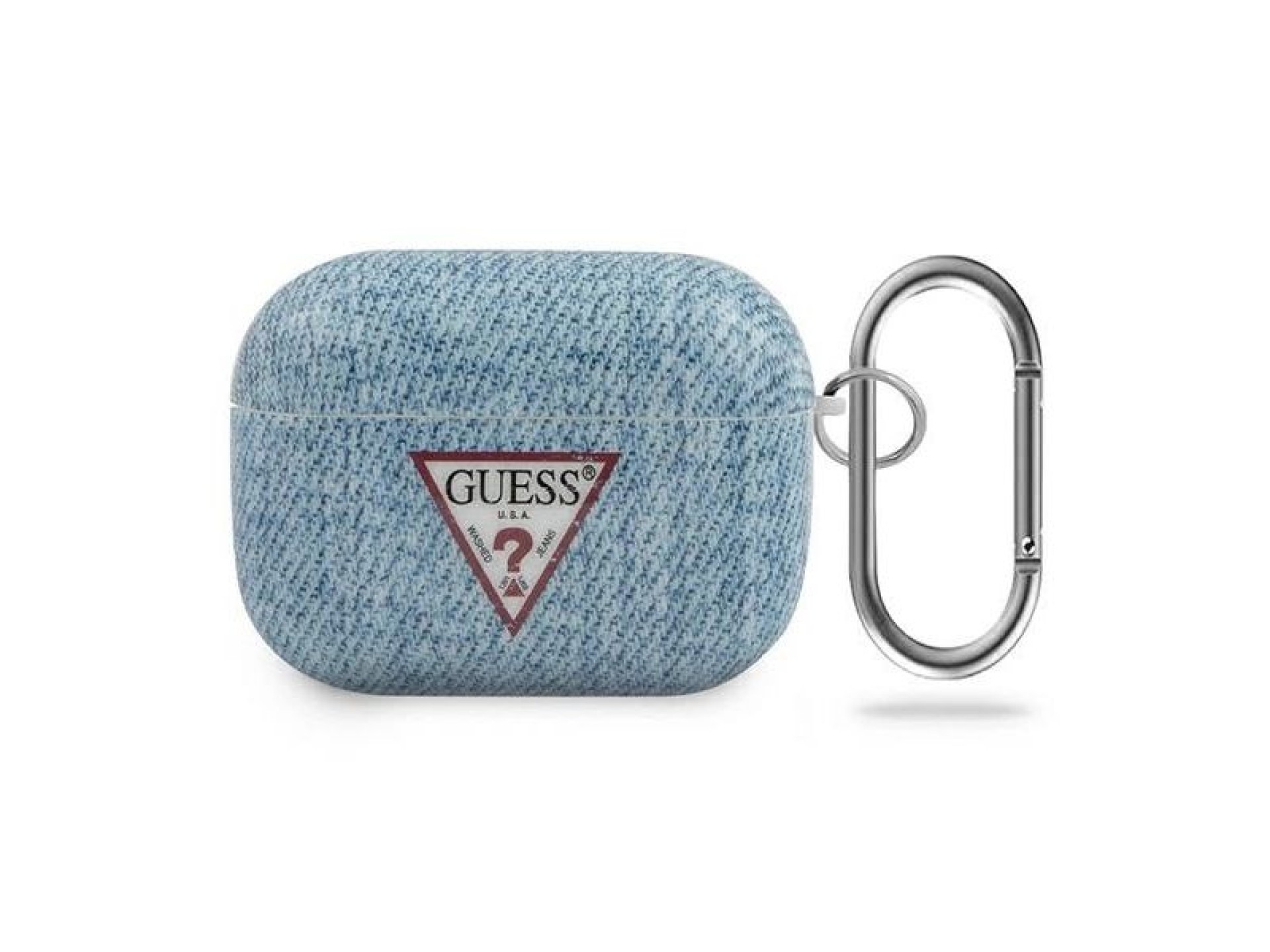 Capa para AirPods Pro Guess GUACAPTPUJULLB azul/azul claro da coleção Jeans