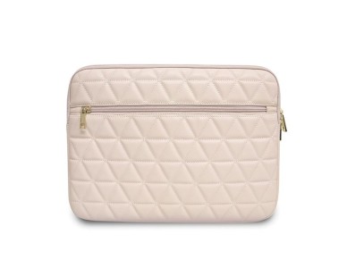 Guess Quilted cover for a 13" laptop - pink