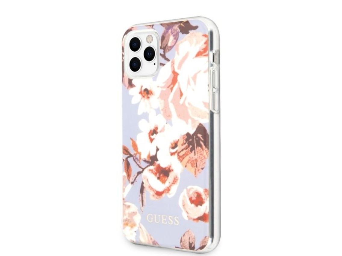 Guess GUHCN65IMLFL02 iPhone 11 Pro Max lil�s/lil�s N�2 Cole��o de Flores