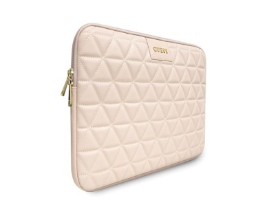 Guess Quilted cover for a 13" laptop - pink