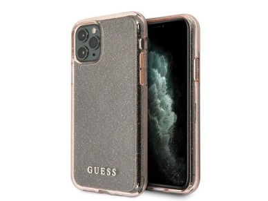 Guess GUHCN58PCGLPI iPhone 11 Pro pink/pink hard case Glitter Guess GUHCN58PCGLPI iPhone 11 Pro pink/pink hard case Glitter