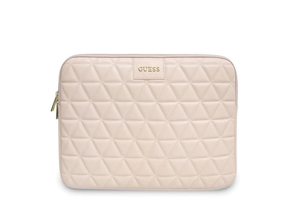 Guess Quilted cover for a 13" laptop - pink