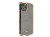 Funda rígida rosa/rosa con purpurina Guess GUHCN58PCGLPI para iPhone 11 Pro Funda rígida rosa/rosa con purpurina Guess GUHCN58PCGLPI para iPhone 11 Pro