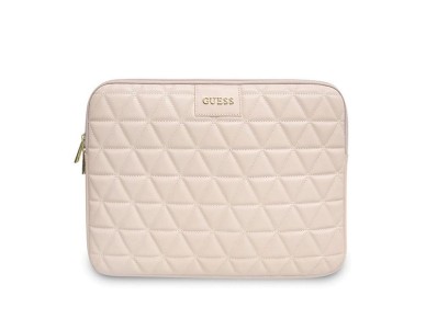 Guess Quilted cover for a 13" laptop - pink