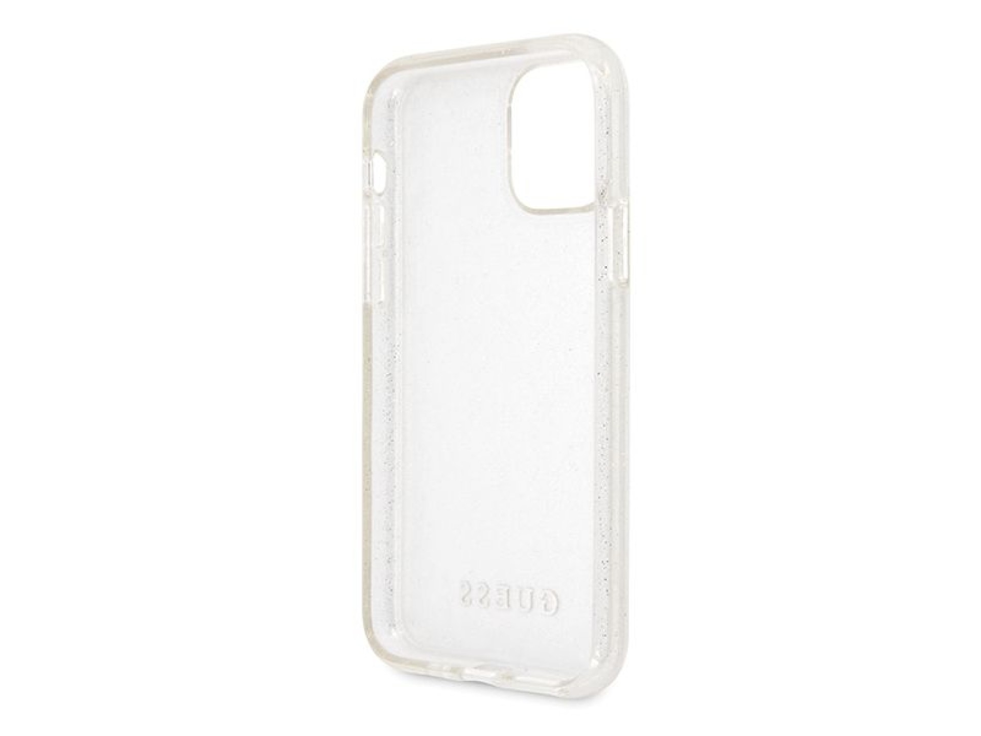 Guess GUHCN65PCGLSI iPhone 11 Pro Max silver/silver hard case Glitter