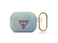 Capa Guess GUACAPTPUMCGC02 para AirPods Pro, cole��o Tie & Dye azul/azul