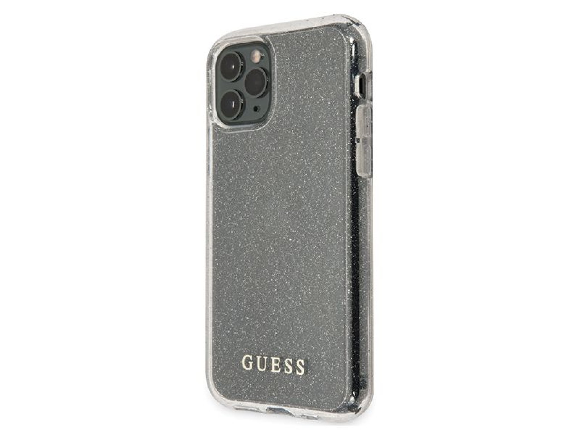 Guess GUHCN58PCGLSI iPhone 11 Pro silver/silver hard case Glitter