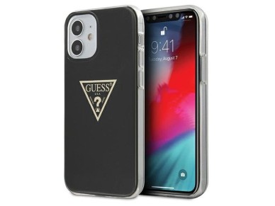 Guess GUHCP12SPCUMPTBK iPhone 12 mini 5.4" black/black hardcase Metallic Collection Guess GUHCP12SPCUMPTBK iPhone 12 mini 5.4" black/black hardcase Metallic Collection
