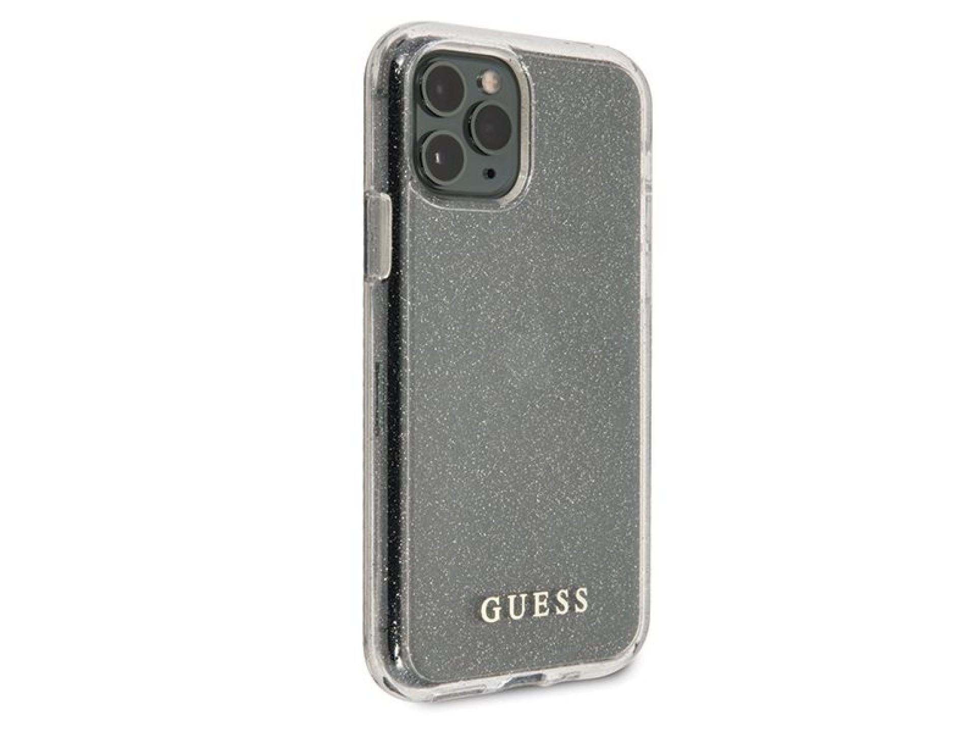 Guess GUHCN65PCGLSI iPhone 11 Pro Max silver/silver hard case Glitter