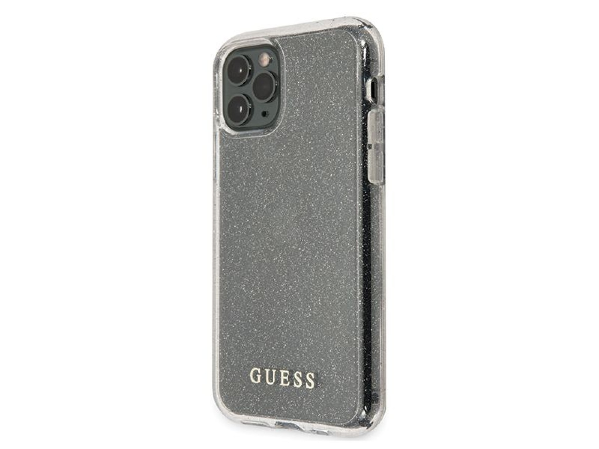Guess GUHCN65PCGLSI iPhone 11 Pro Max silver/silver hard case Glitter