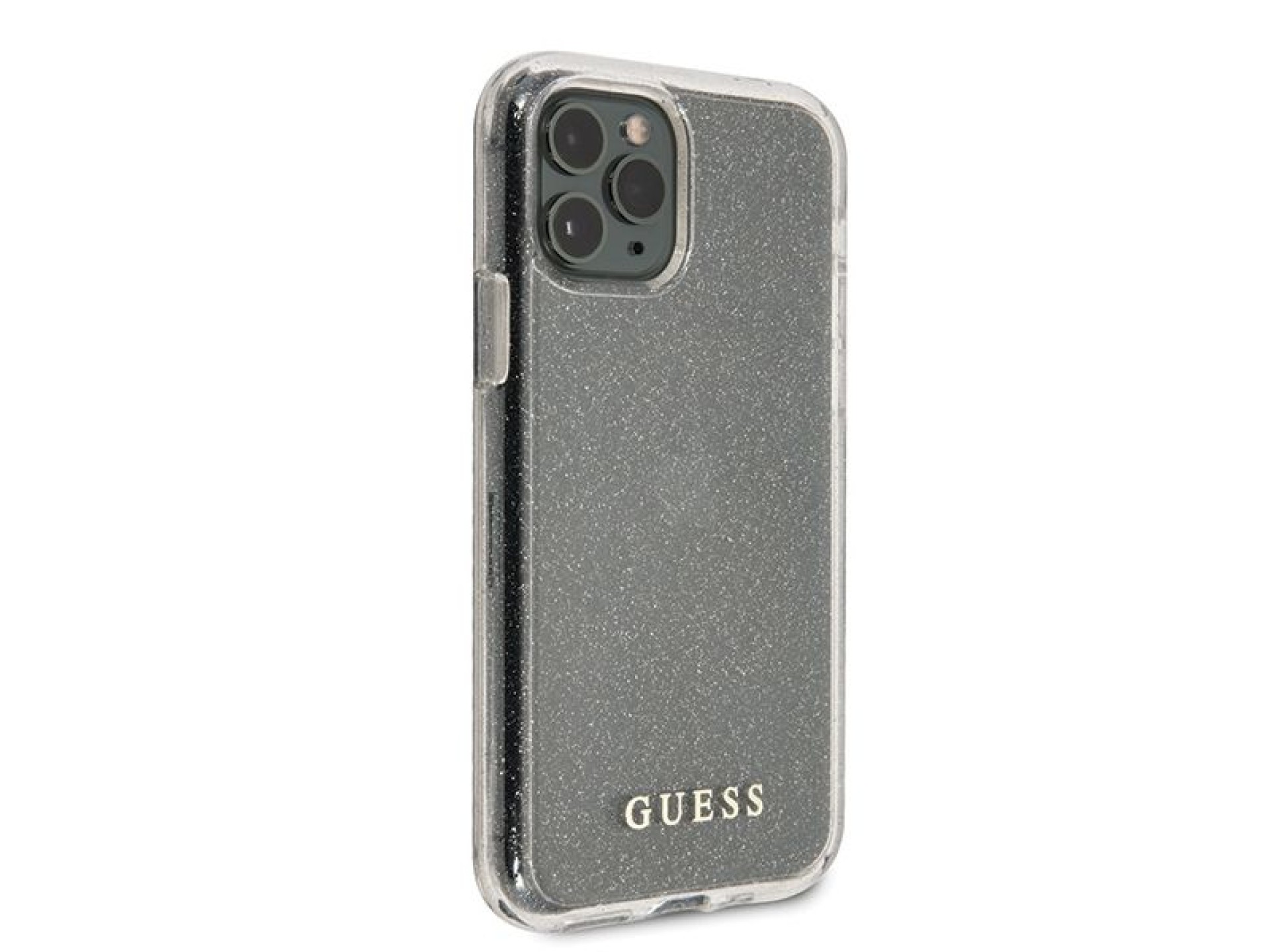 Guess GUHCN58PCGLSI iPhone 11 Pro silver/silver hard case Glitter