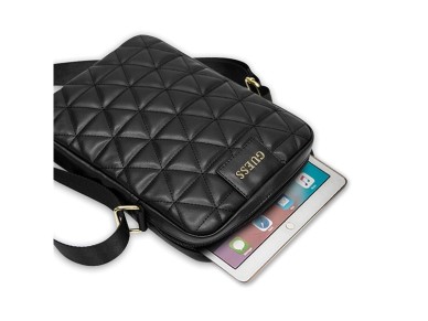 Bolso acolchado para tablet Guess de 10" - Negro