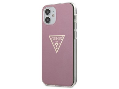 Guess GUHCP12SPCUMPTPI iPhone 12 mini 5.4" pink/pink hardcase Metallic Collection