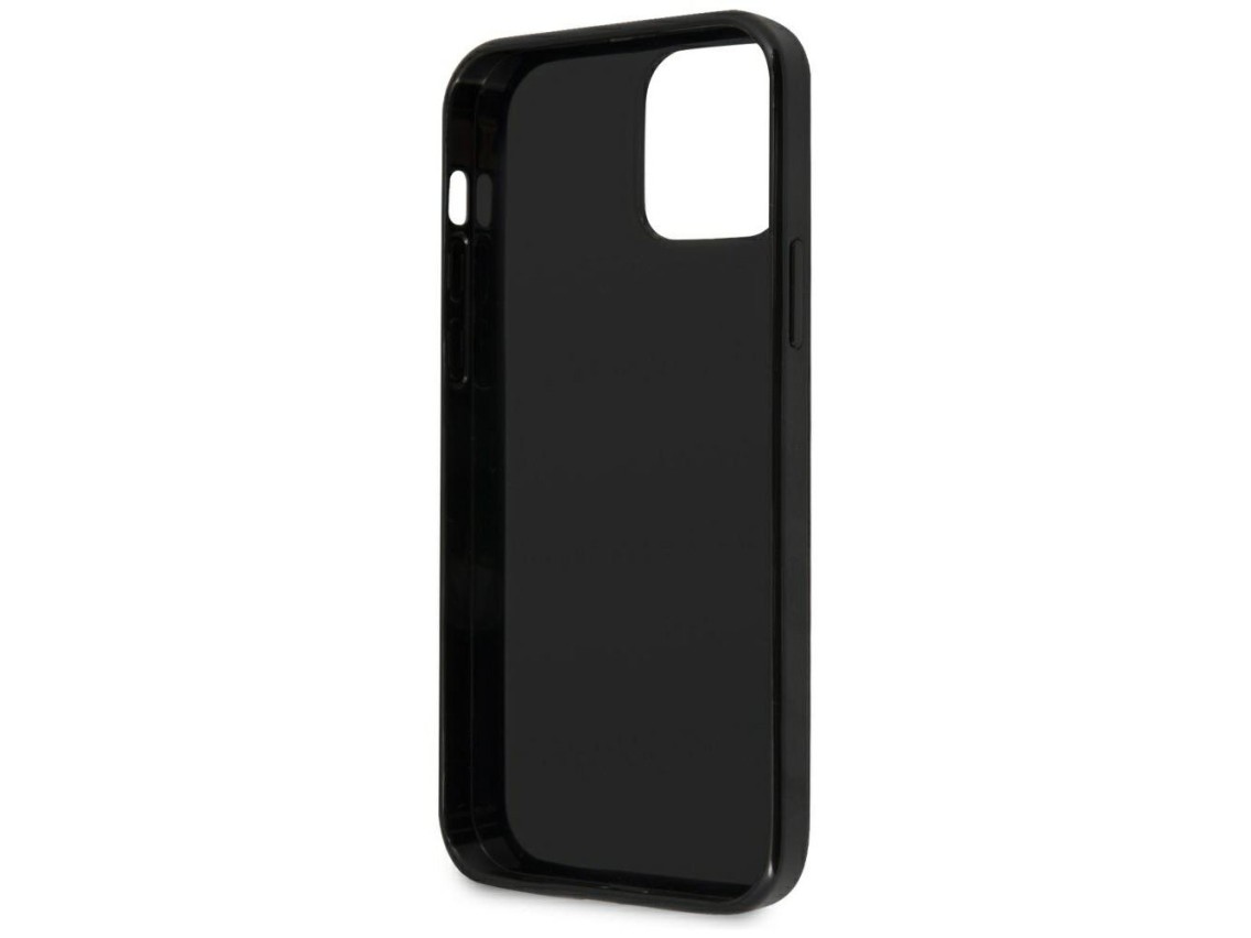 Funda Guess Marble para iPhone 12 mini - Negra