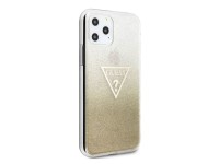 Guess GUHCN65SGTLGO iPhone 11 Pro Max gold/gold hard case Glitter Triangle